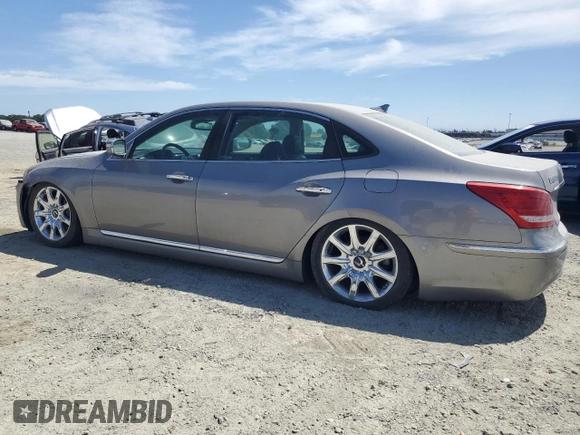 2013 Hyundai Equus Signature with VIN KMHGH4JH8DU063666, listed as a Copart auction lot 63621585 with Not provided miles and Clean title. Bid and sale history available at DreamBid. Image 2.