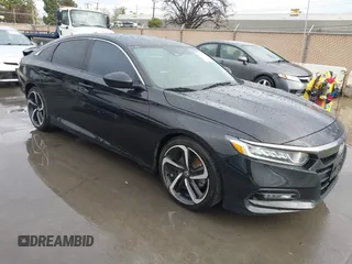 2018 Honda Accord Sedan Sport 1.5T with VIN 1HGCV1F3XJA198718, listed as a IAAI auction lot 41772799 with 120,475 mi miles. Bid and sale history available at carsss.com. Image 1.