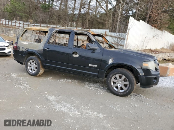 2008 Ford Expedition EL Limited with VIN 1FMFK19548LA13977, listed as a Copart auction lot 42762675 with 0 mi miles and Salvage Title. Bid and sale history available at carsss.com. Image 4.