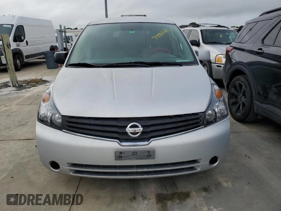 2007 Nissan Quest S with VIN 5N1BV28U37N104102, listed as a Copart auction lot 74702164 with 0 mi miles and Salvage Title. Bid and sale history available at carsss.com. Image 5.