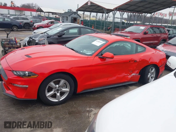 2018 Ford Mustang EcoBoost with VIN 1FA6P8TH1J5158699, listed as a IAAI auction lot 41185702 with 128,862 mi miles and . Bid and sale history available at carsss.com. Image 14.