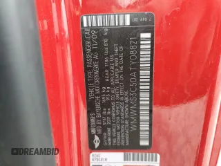 2010 MINI Convertible S with VIN WMWMS3C50ATY08821, listed as a Copart auction lot 53547595 with 54,438 mi miles and Salvage title. Bid and sale history available at DreamBid. Image 14.