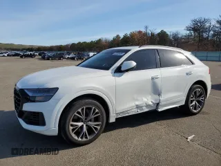 2023 Audi Q8 Premium with VIN WA1AVBF12PD044905, listed as a Copart auction lot 53206695 with 30,014 mi miles and Salvage title. Bid and sale history available at DreamBid. Image 1.