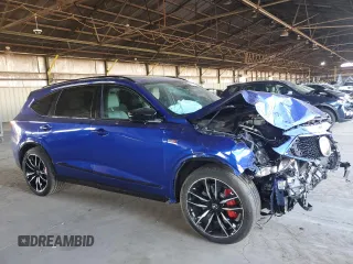 2024 Acura MDX Type S w/Advance Package with VIN 5J8YD8H80RL001033, listed as a Copart auction lot 72575024 with 7,237 mi miles and Salvage Title. Bid and sale history available at carsss.com. Image 4.