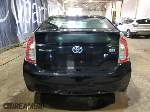 2012 Toyota Prius One with VIN JTDKN3DU2C5521804, listed as a Copart auction lot 51463495 with 206,608 mi miles and Clean Title. Bid and sale history available at DreamBid. Image 6.
