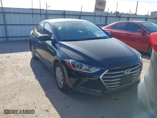 2017 Hyundai Elantra SE with VIN KMHD74LF5HU091867, listed as a IAAI auction lot 41979769 with 112,037 mi miles. Bid and sale history available at carsss.com. Image 1.