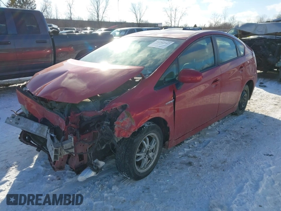 2010 Toyota Prius II with VIN JTDKN3DU6A1227200, listed as a IAAI auction lot 41292342 with 292,531 mi miles. Bid and sale history available at carsss.com. Image 2.