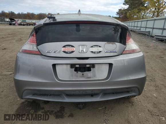 2011 Honda CR-Z with VIN JHMZF1D46BS006822, listed as a Copart auction lot 76796874 with 155,814 mi miles and Salvage Title. Bid and sale history available at carsss.com. Image 6.