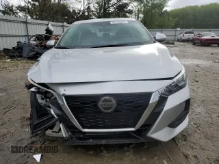 2021 Nissan Sentra S with VIN 3N1AB8BV7MY252560, listed as a Copart auction lot 52709945 with 26,641 mi miles and Salvage Title. Bid and sale history available at DreamBid. Image 5.