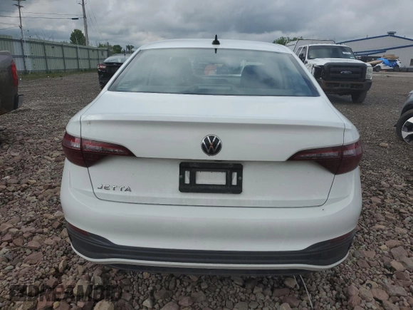 2023 Volkswagen Jetta S with VIN 3VW5M7BU4PM024051, listed as a Copart auction lot 59734695 with 43,632 mi miles and Salvage title. Bid and sale history available at DreamBid. Image 6.