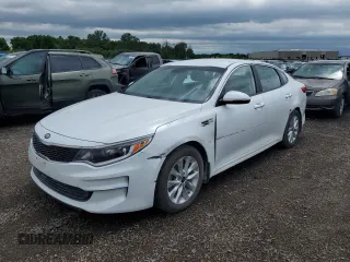 2018 Kia Optima S z VIN 5XXGT4L33JG269080, wystawiony jako Copart lot #61411915 z przebiegiem 54 945 mil mil oraz Szkoda całkowita • Salvage title. Historia ofert i sprzedaży dostępna na DreamBid. Obrazek 1.