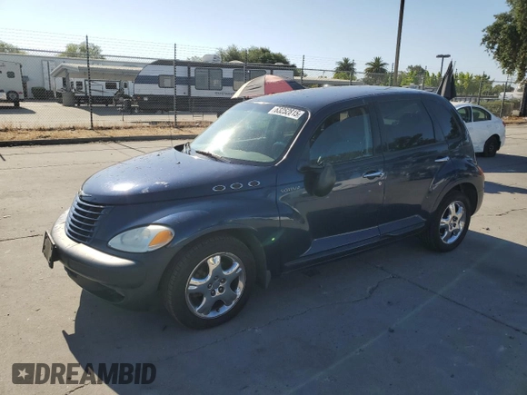 2002 Chrysler PT Cruiser Touring with VIN 3C4FY58B12T263173, listed as a Copart auction lot 63252815 with 157,363 mi miles and Salvage title. Bid and sale history available at DreamBid. Image 1.