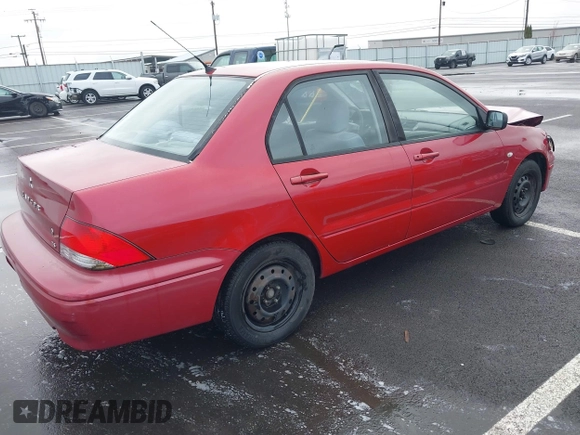 2003 Mitsubishi Lancer ES with VIN JA3AJ26E13U107196, listed as a IAAI auction lot 41745889 with 182,515 mi miles. Bid and sale history available at carsss.com. Image 4.