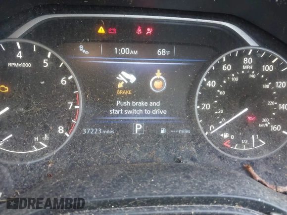 2017 Nissan Maxima SV with VIN 1N4AA6AP1HC392535, listed as a IAAI auction lot 40937768 with 37,223 mi miles. Bid and sale history available at carsss.com. Image 15.