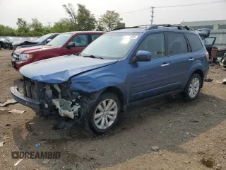 2012 Subaru Forester X Premium with VIN JF2SHBDC9CH461206, listed as a Copart auction lot 59304595 with 130,240 mi miles and Salvage title. Bid and sale history available at DreamBid. Image 1.