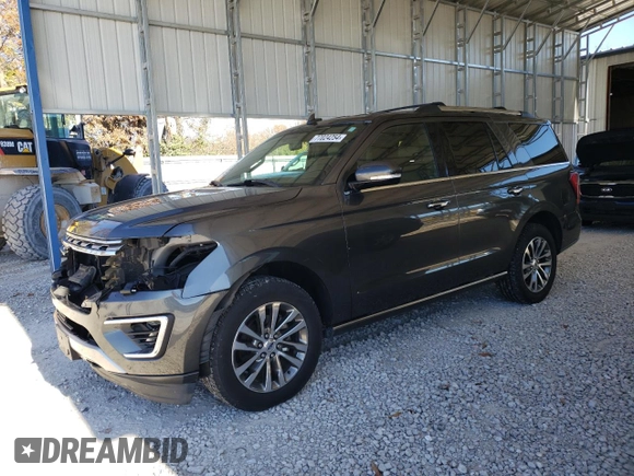 2018 Ford Expedition Limited with VIN 1FMJU2AT3JEA23317, listed as a Copart auction lot 77024254 with 120,438 mi miles and Salvage title. Bid and sale history available at DreamBid. Image 1.