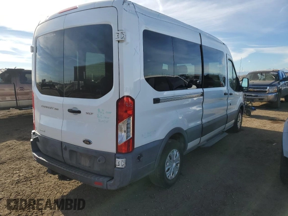 2016 Ford Transit XL with VIN 1FBAX2CG2GKA32214, listed as a Copart auction lot 83233634 with 95,716 mi miles and Salvage title. Bid and sale history available at DreamBid. Image 3.