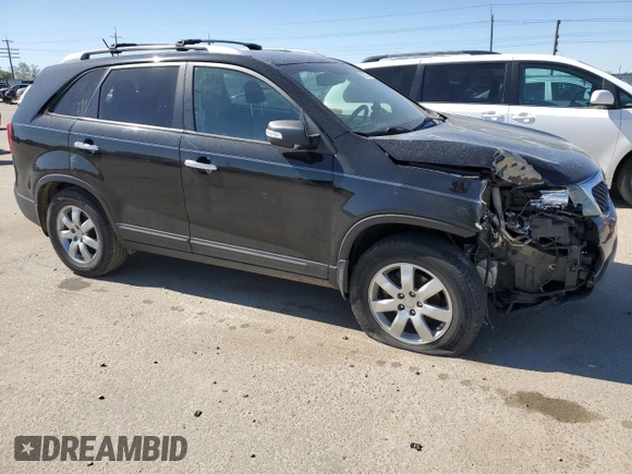 2011 Kia Sorento LX with VIN 5XYKT4A16BG117335, listed as a Copart auction lot 51291784 with 137,896 mi miles and Salvage Title. Bid and sale history available at carsss.com. Image 4.