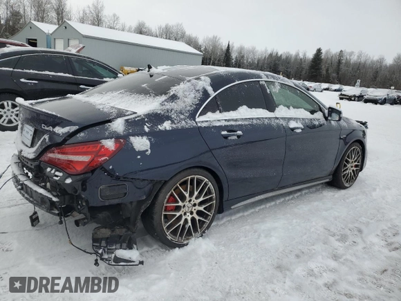 2017 Mercedes-Benz CLA 45 AMG with VIN WDDSJ5CB7HN456257, listed as a Copart auction lot 88648175 with 98,080 mi miles and Salvage Title. Bid and sale history available at DreamBid. Image 3.