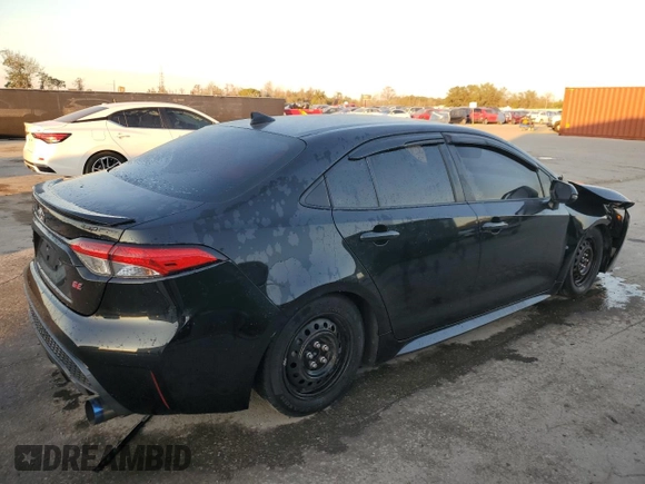 2021 Toyota Corolla SE with VIN 5YFM4MCE1MP064256, listed as a Copart auction lot 88403625 with 97,913 mi miles and Salvage Title. Bid and sale history available at carsss.com. Image 3.