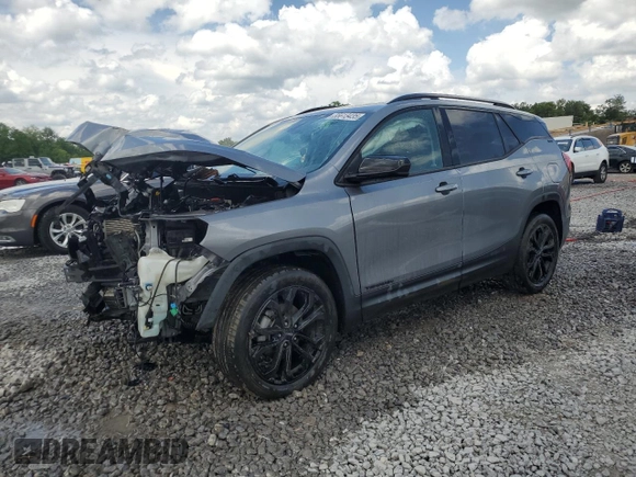2019 GMC Terrain SLE z VIN 3GKALTEV7KL177723, wystawiony jako Copart lot #55613435 z przebiegiem 92 990 mil mil oraz Szkoda całkowita • Salvage title. Historia ofert i sprzedaży dostępna na DreamBid. Obrazek 1.