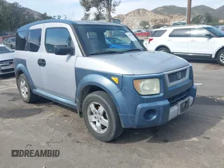 2005 Honda Element EX with VIN 5J6YH18695L000458, listed as a IAAI auction lot 41766217 with 288,619 mi miles and . Bid and sale history available at DreamBid. Image 1.