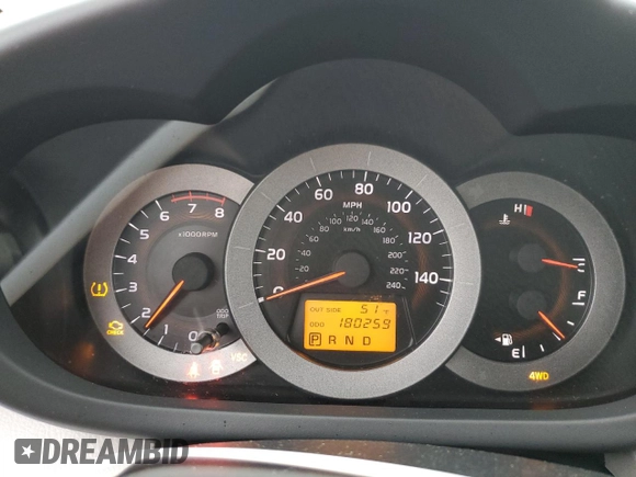 2006 Toyota RAV4 Limited with VIN JTMBK31V565005091, listed as a Copart auction lot 50384285 with 180,259 mi miles and Salvage Title. Bid and sale history available at carsss.com. Image 9.