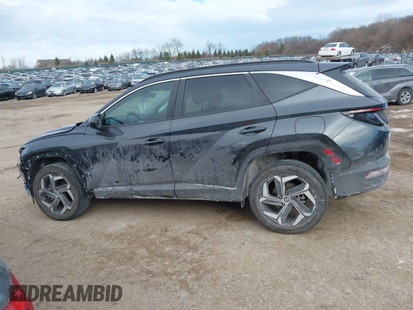 2023 Hyundai Tucson SEL z VIN 5NMJFCAE4PH290915, wystawiony jako IAAI lot #41426737 z przebiegiem 13 113 mil mil oraz . Historia ofert i sprzedaży dostępna na DreamBid. Obrazek 14.