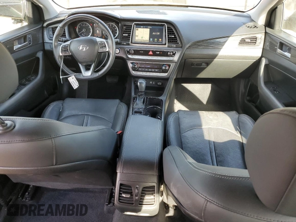 2019 Hyundai Sonata SEL with VIN 5NPE34AFXKH787519, listed as a Copart auction lot 46860055 with 43,511 mi miles and Salvage Title. Bid and sale history available at DreamBid. Image 8.