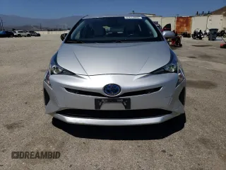 2017 Toyota Prius Two with VIN JTDKARFU4H3542555, listed as a Copart auction lot 61615895 with 52,600 mi miles and Salvage title. Bid and sale history available at DreamBid. Image 5.