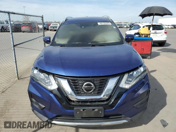 2020 Nissan Rogue S with VIN 5N1AT2MV2LC762192, listed as a Copart auction lot 48795525 with Not Provided miles and Salvage Title. Bid and sale history available at DreamBid. Image 5.