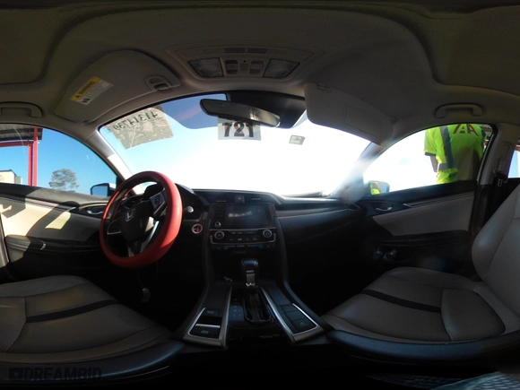 2019 Honda Civic Sedan EX-L with VIN 19XFC1F78KE003203, listed as a IAAI auction lot 41314739 with 62,030 mi miles. Bid and sale history available at carsss.com. Image 18.