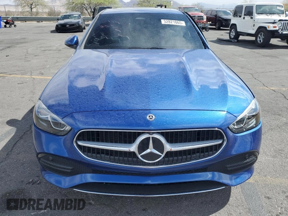 2023 Mercedes-Benz C 300 with VIN W1KAF4GB1PR128468, listed as a Copart auction lot 52821865 with 20,623 mi miles and Salvage title. Bid and sale history available at DreamBid. Image 5.