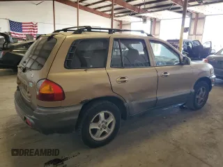 2004 Hyundai Santa Fe GLS with VIN KM8SC13D64U662051, listed as a Copart auction lot 78232394 with 0 mi miles and Salvage Title. Bid and sale history available at carsss.com. Image 3.