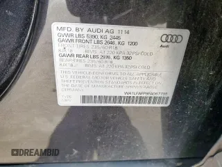 2015 Audi Q5 Premium Plus with VIN WA1LFAFP9FA067795, listed as a Copart auction lot 65831405 with 116,527 mi miles and Clean title. Bid and sale history available at DreamBid. Image 12.
