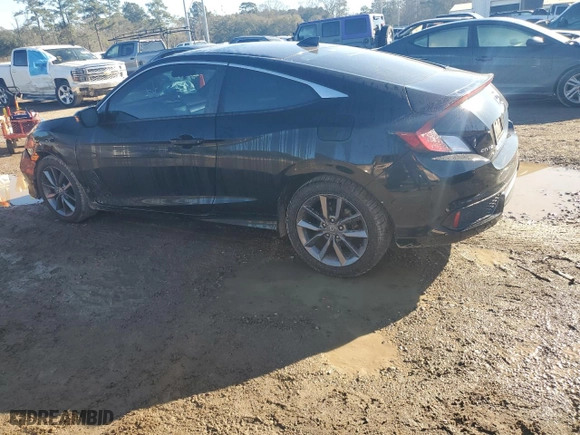 2020 Honda Civic Coupe EX with VIN 2HGFC3B30LH352314, listed as a Copart auction lot 46889115 with 29,618 mi miles and Salvage Title. Bid and sale history available at carsss.com. Image 2.