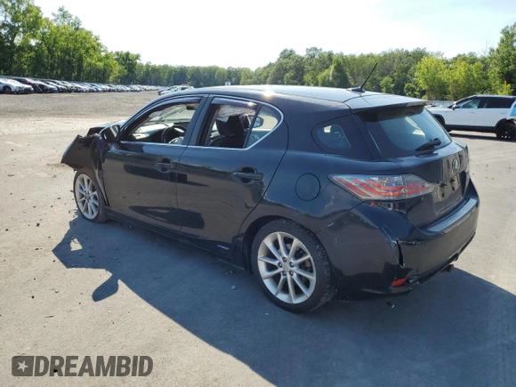 2012 Lexus CT 200h with VIN JTHKD5BH9C2067295, listed as a Copart auction lot 63243835 with 190,622 mi miles and Salvage title. Bid and sale history available at DreamBid. Image 2.