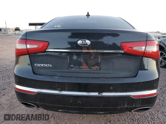 2014 Kia Cadenza Premium with VIN KNALN4D79E5145705, listed as a Copart auction lot 54633985 with 148,913 mi miles and Clean Title. Bid and sale history available at DreamBid. Image 6.
