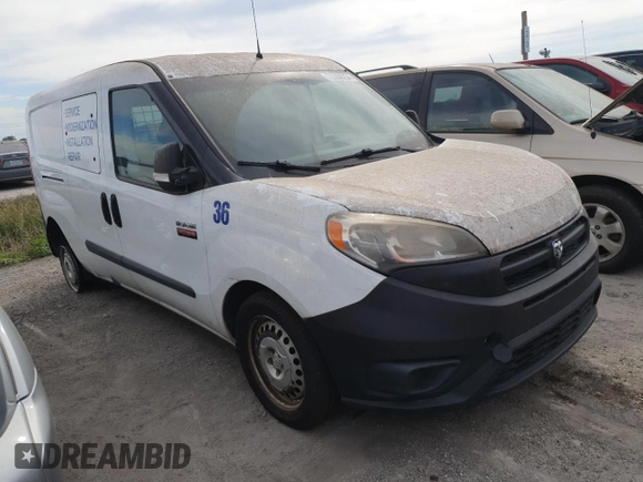 2016 Ram ProMaster City Cargo Tradesman with VIN ZFBERFAT1G6B68248, listed as a Copart auction lot 75356234 with Not Provided miles and Clean Title. Bid and sale history available at DreamBid. Image 4.