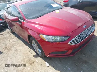 2018 Ford Fusion SE with VIN 3FA6P0HD4JR200691, listed as a IAAI auction lot 41792959 with 109,534 mi miles. Bid and sale history available at carsss.com. Image 1.