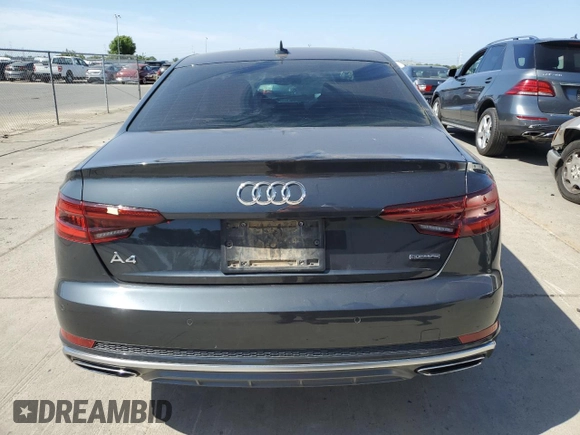 2019 Audi A4 Premium Plus z VIN WAUENAF45KA021296, wystawiony jako Copart lot #56107095 z przebiegiem 77 102 mil mil oraz Szkoda całkowita • Salvage title. Historia ofert i sprzedaży dostępna na DreamBid. Obrazek 6.