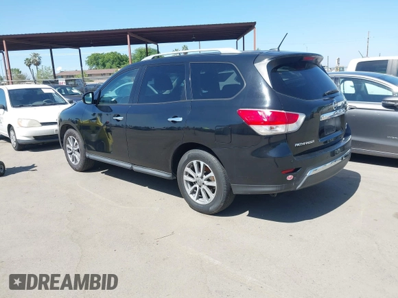 2013 Nissan Pathfinder SL with VIN 5N1AR2MMXDC623046, listed as a IAAI auction lot 42009070 with 145,748 mi miles and . Bid and sale history available at DreamBid. Image 3.