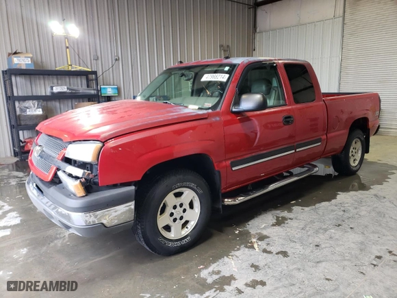 2004 Chevrolet Silverado 1500 Z71 with VIN 2GCEK19T341265752, listed as a Copart auction lot 47968214 with 113,414 mi miles and Salvage Title. Bid and sale history available at carsss.com. Image 1.