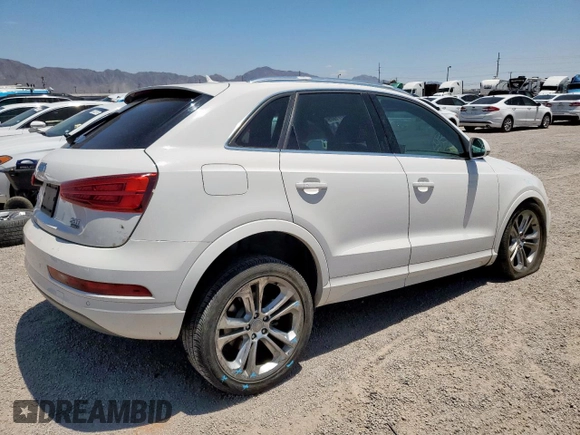 2016 Audi Q3 Premium Plus with VIN WA1EFCFS0GR019940, listed as a Copart auction lot 63771625 with 98,591 mi miles and Salvage title. Bid and sale history available at DreamBid. Image 3.
