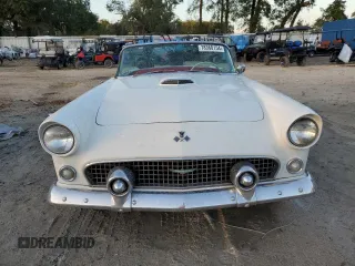 1955 Ford Thunderbird with VIN P5FH131649, listed as a Copart auction lot 78360154 with 35,746 mi miles and Salvage Title. Bid and sale history available at DreamBid. Image 5.