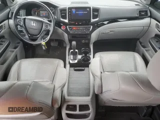 2017 Honda Ridgeline RTL-E with VIN 5FPYK3F77HB009995, listed as a Copart auction lot 59954705 with 119,381 mi miles and Salvage title. Bid and sale history available at DreamBid. Image 8.
