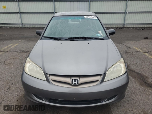 2004 Honda Civic LX z VIN 2HGES16524H630629, wystawiony jako Copart lot #55741345 z przebiegiem 128 216 mil mil oraz Czysty tytuł • Clean title. Historia ofert i sprzedaży dostępna na DreamBid. Obrazek 5.