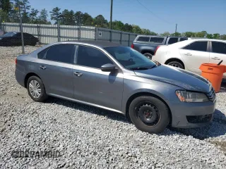 2014 Volkswagen Passat S w/Nav with VIN 1VWAP7A37EC009010, listed as a Copart auction lot 51752695 with 306,304 mi miles and Salvage Title. Bid and sale history available at carsss.com. Image 4.