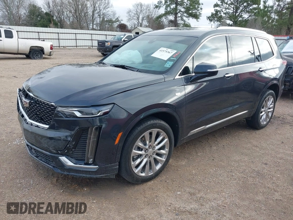 2022 Cadillac XT6 Premium Luxury with VIN 1GYKPDRS0NZ148517, listed as a IAAI auction lot 41575367 with 46,119 mi miles. Bid and sale history available at carsss.com. Image 17.