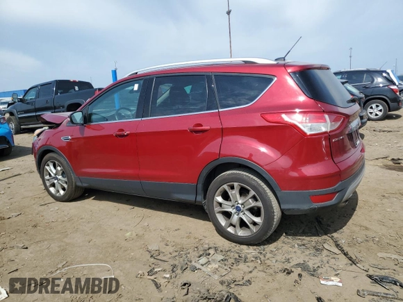 2015 Ford Escape Titanium with VIN 1FMCU9J93FUC90332, listed as a Copart auction lot 52861535 with 129,894 mi miles and Clean Title. Bid and sale history available at DreamBid. Image 2.